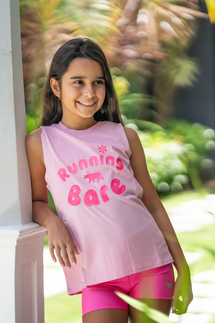 Running Bare KIDS - Replay Muscle Tank