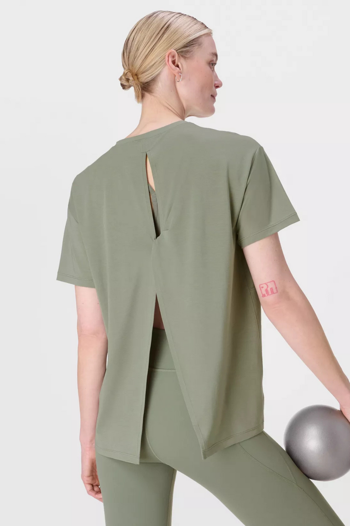 Sweaty Betty - Soft Flow Studio Wrap Back Tee