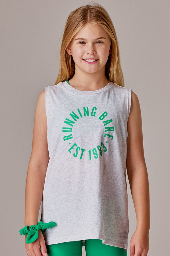 Running Bare KIDS - Replay Muscle Tank