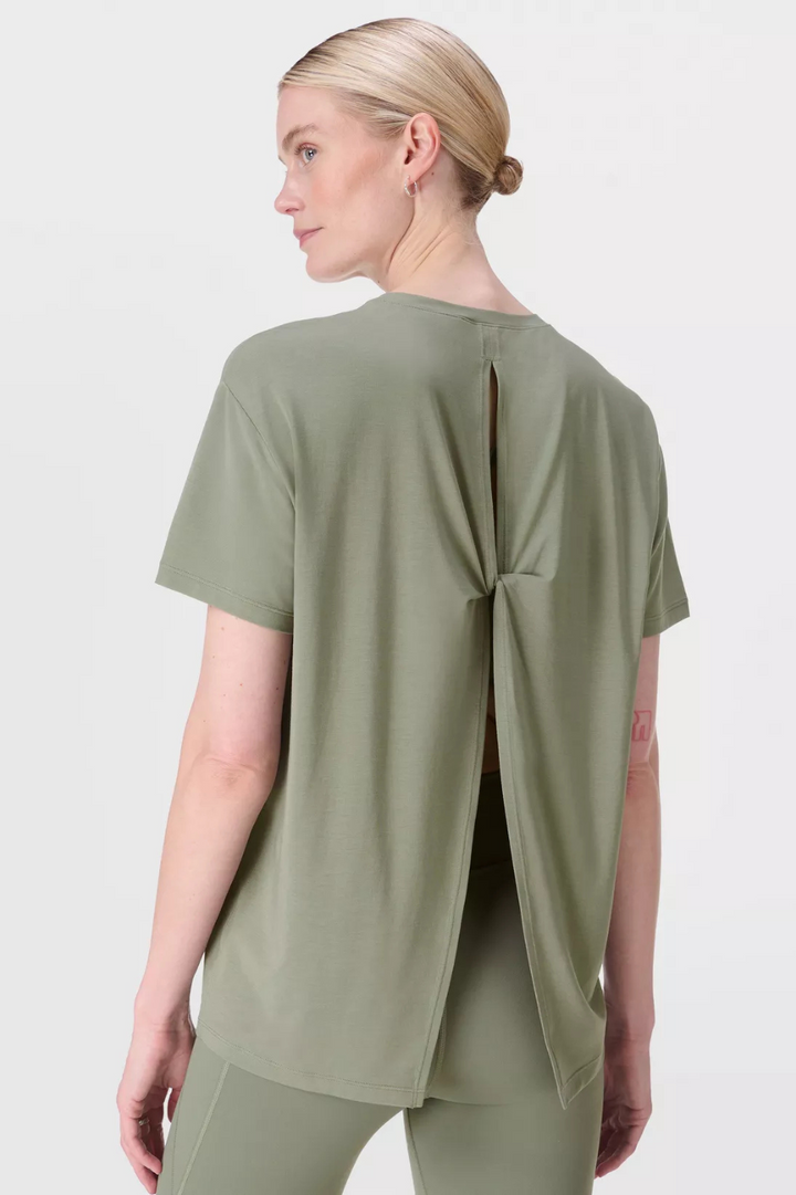 Sweaty Betty - Soft Flow Studio Wrap Back Tee
